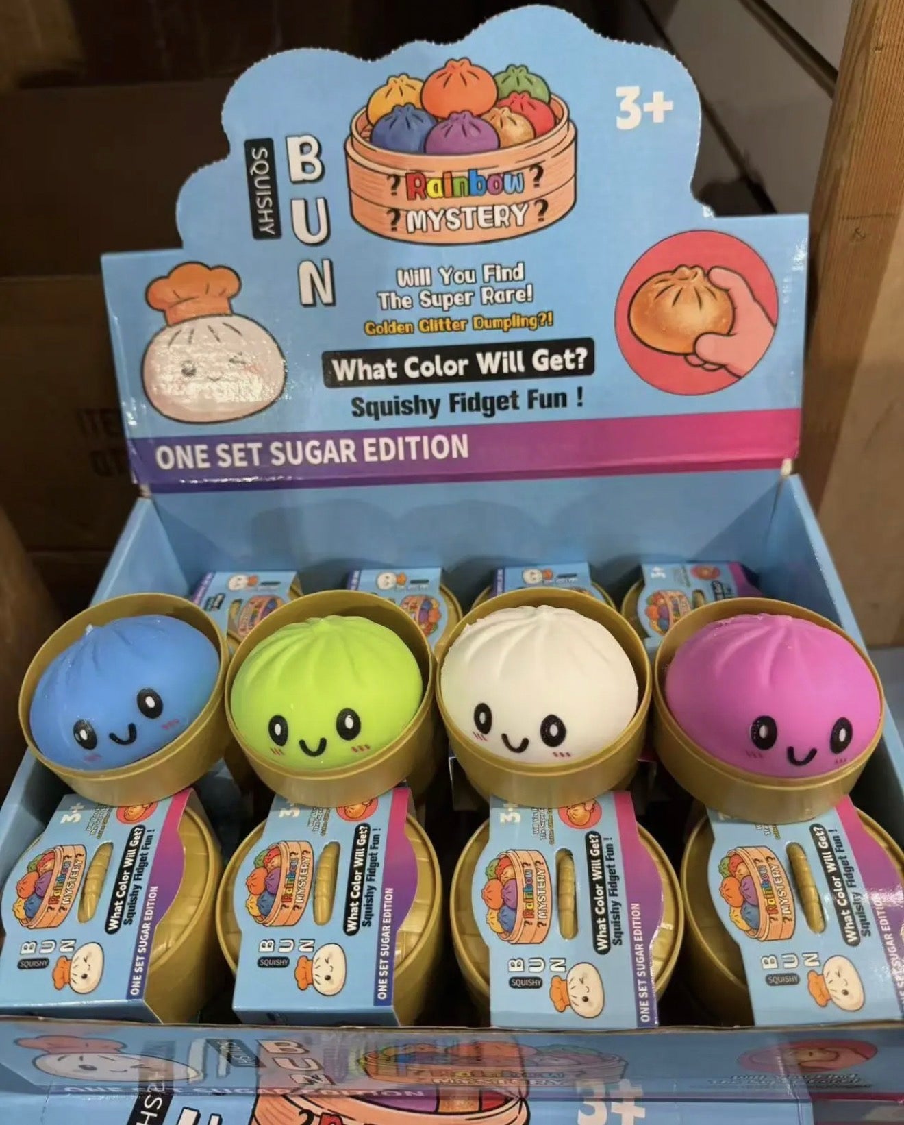 Mini Mystery Dumpling Squishy – Sugar Edition Sensory Toy
