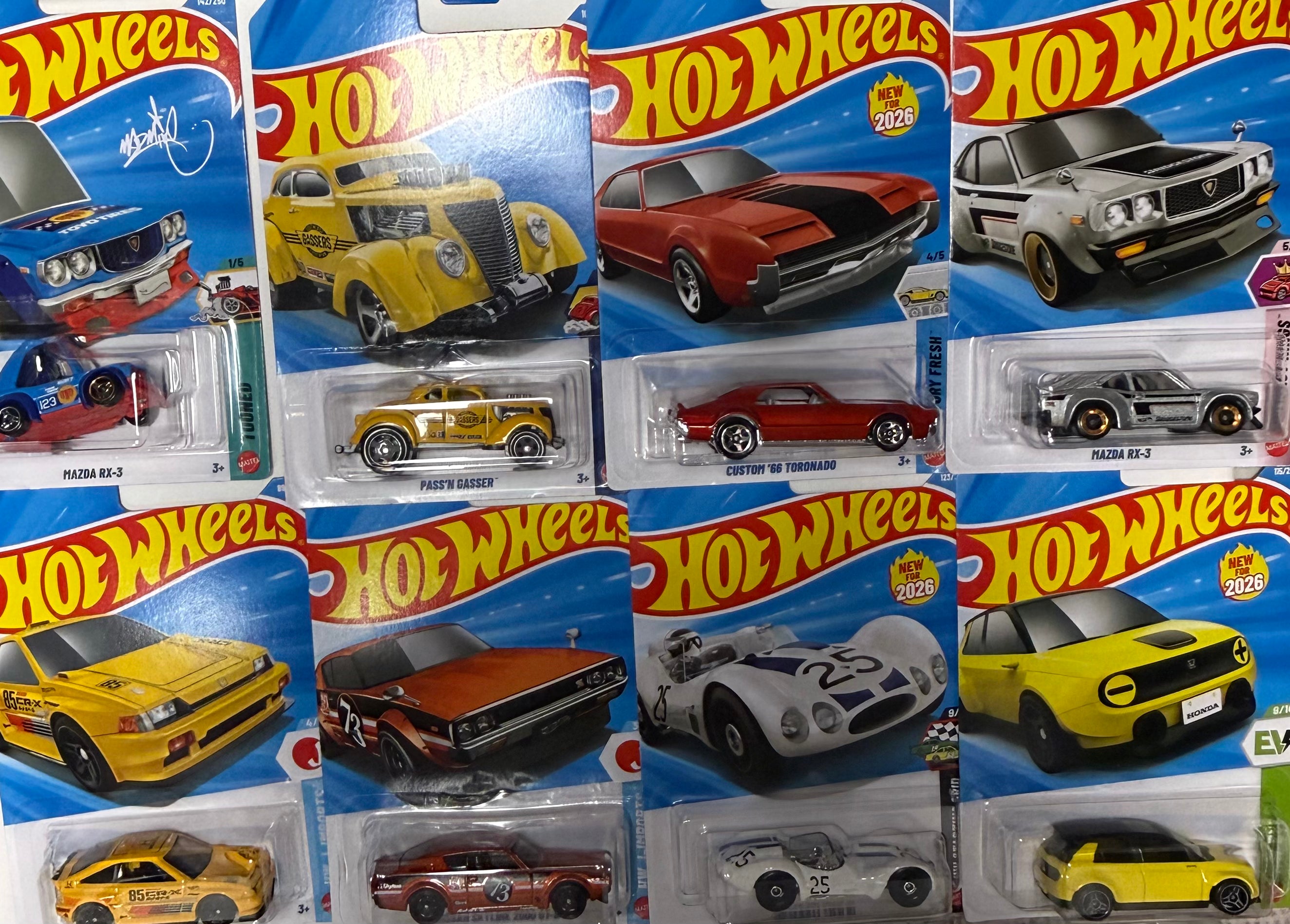 Hot Wheels Mystery Pack — 10 Carded Cars
