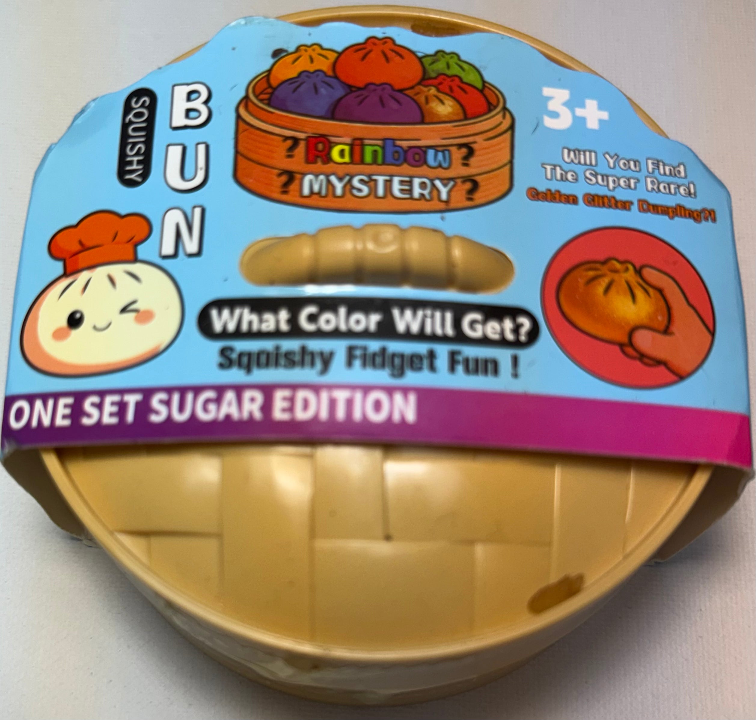 Rainbow Mystery Dumpling Squishy