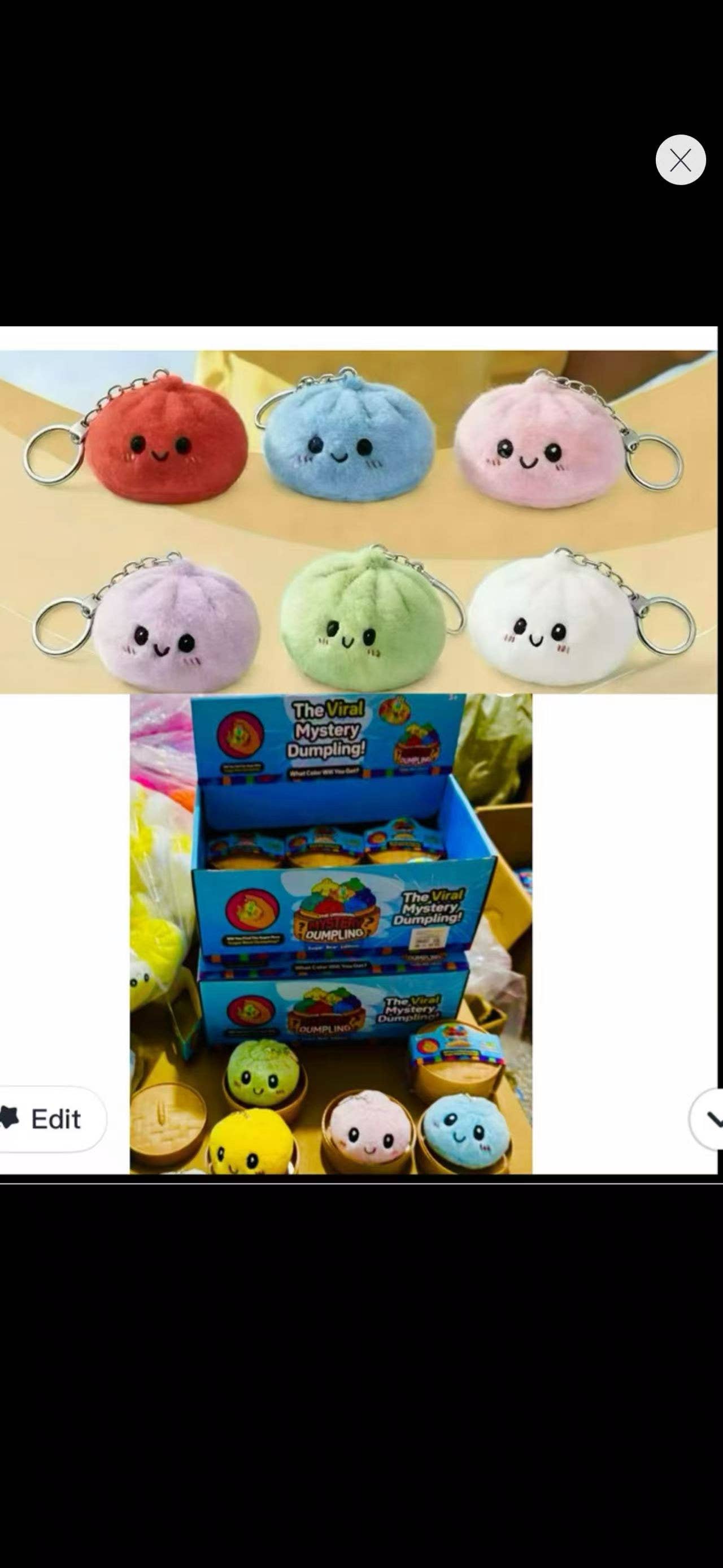 Fluffy Keychain Dumpling | Mystery Colors | Trendy | A033